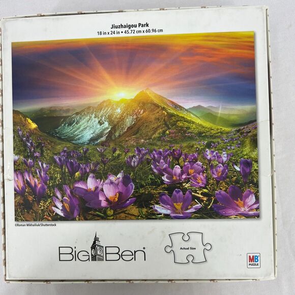 Jiuzhaigou Park jigsaw puzzle 500 Pieces Big ben landscape china national park - Picture 5 of 6